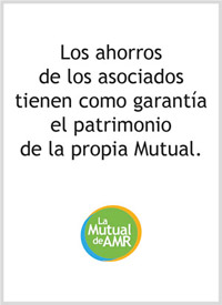 Los ahorros de los asociados tienen como garantía el patrimonio de la propia Mutual.