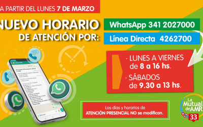 Nuevo horario de WhatsApp y Línea Directa
